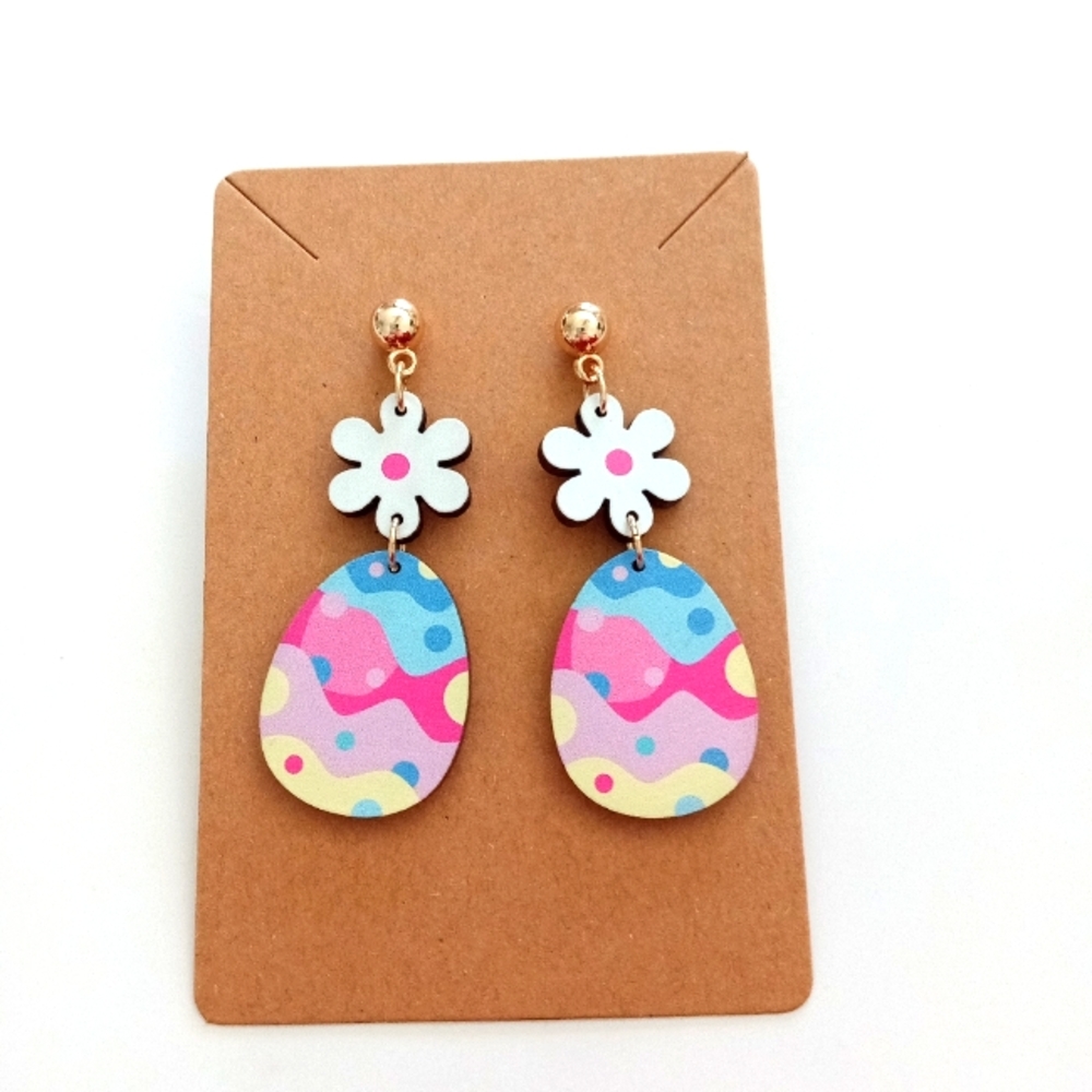 Colorful  Flower Earrings
